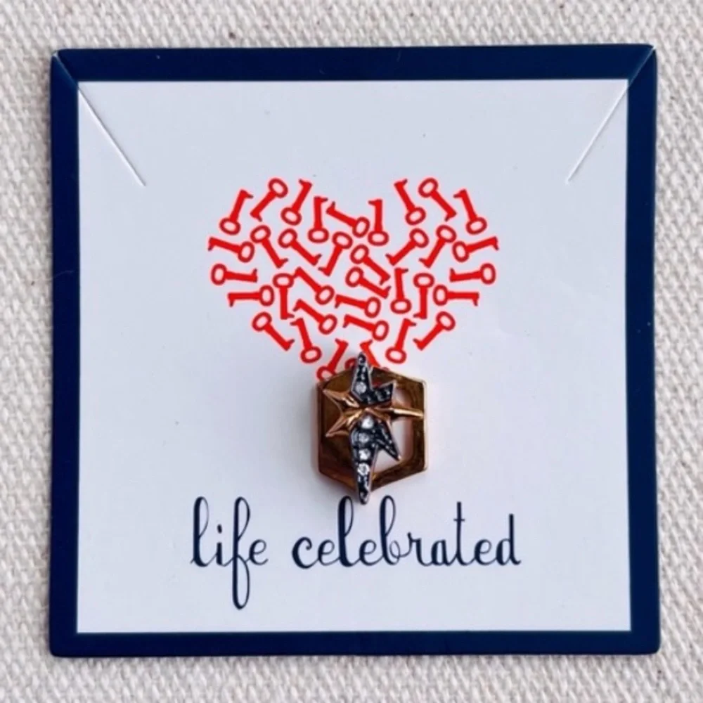 🩶5/$30 KEEP COLLECTIVE Rose Gold Star Bracelet Charm NEW